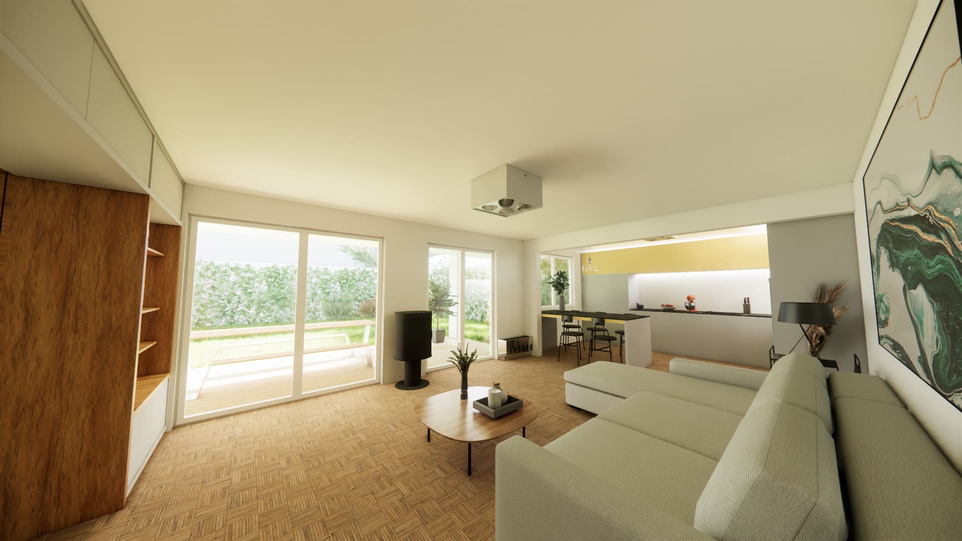 Rénovation d'un appartement et création de meubles sur-mesure