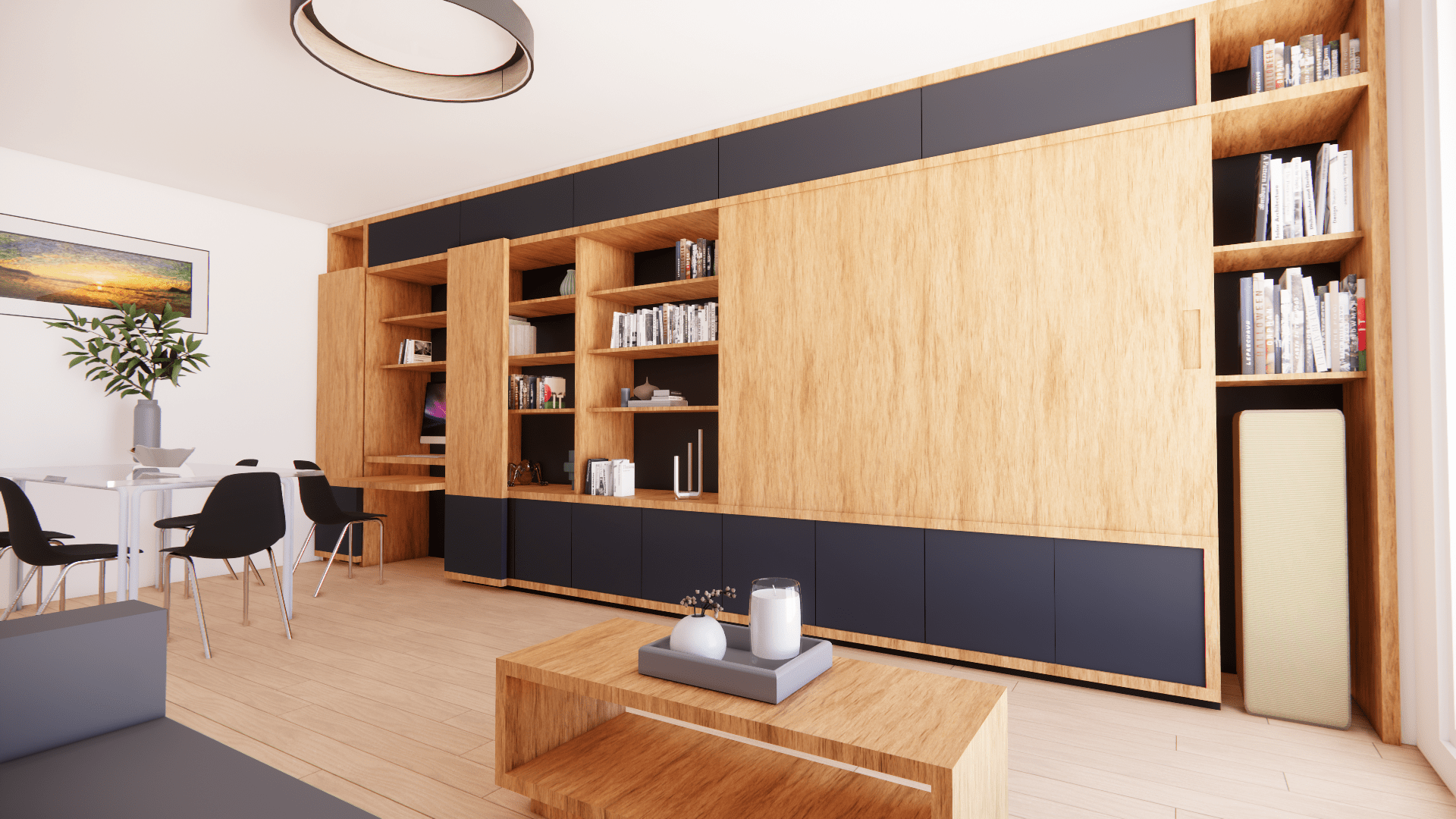 Rénovation d'un appartement et création de meubles sur-mesure