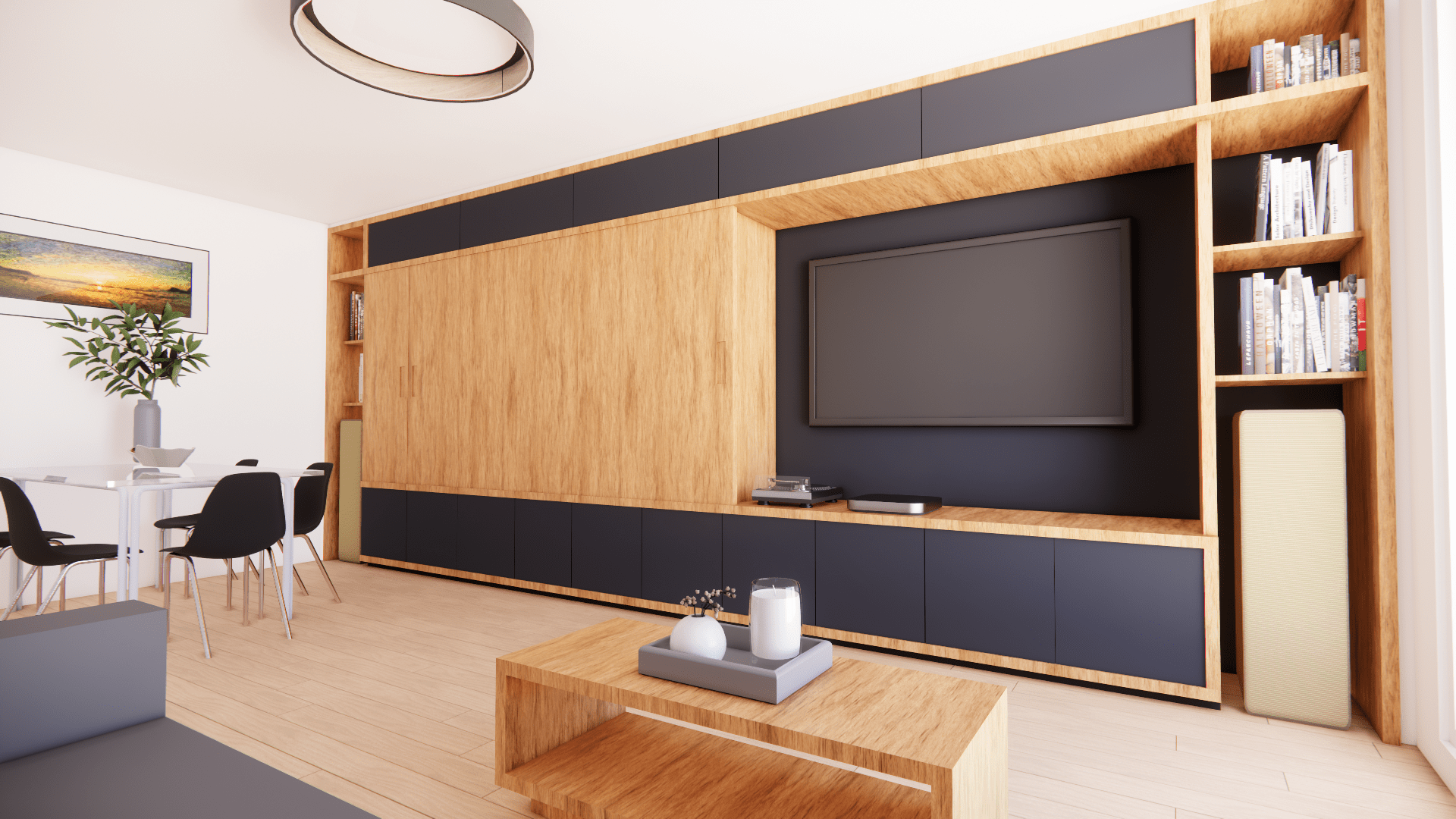 Rénovation d'un appartement et création de meubles sur-mesure