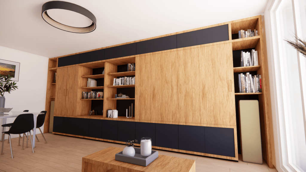 Rénovation d'un appartement et création de meubles sur-mesure