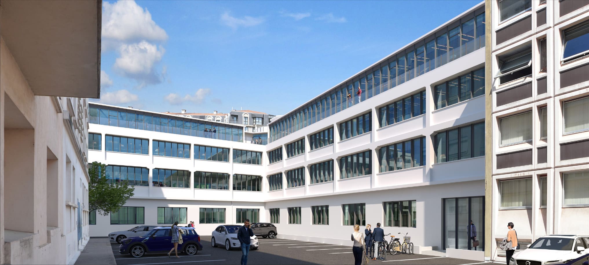 Rénovation et surélévation d'un immeuble de bureau - Tony Garnier