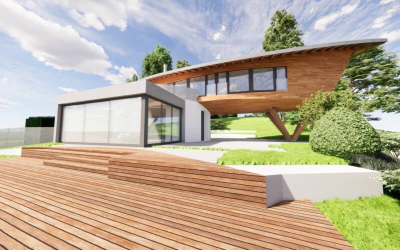 Extension d'une maison à Cranves-Sales -Haute-Savoie