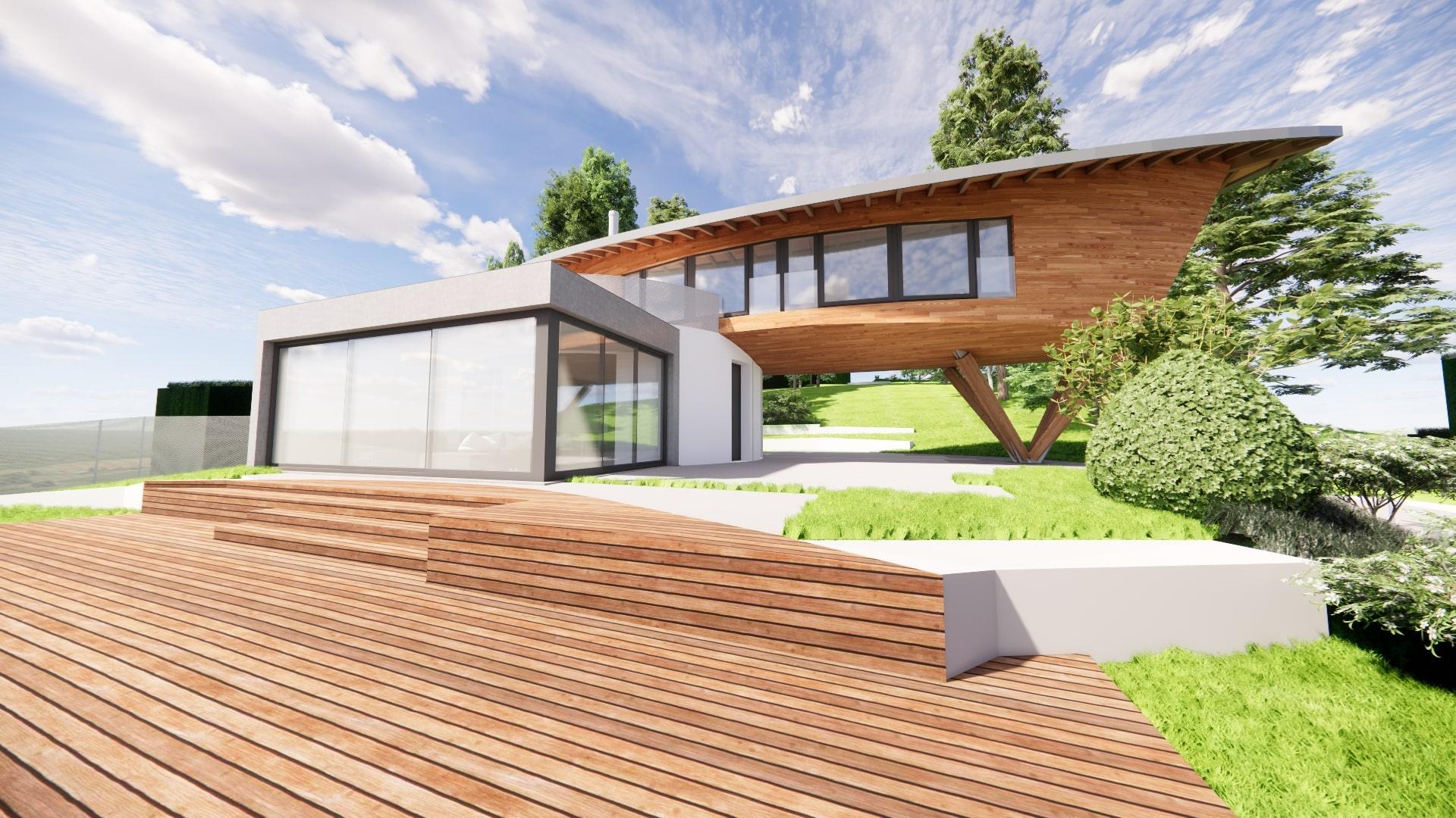 Extension d'une maison à Cranves-Sales -Haute-Savoie