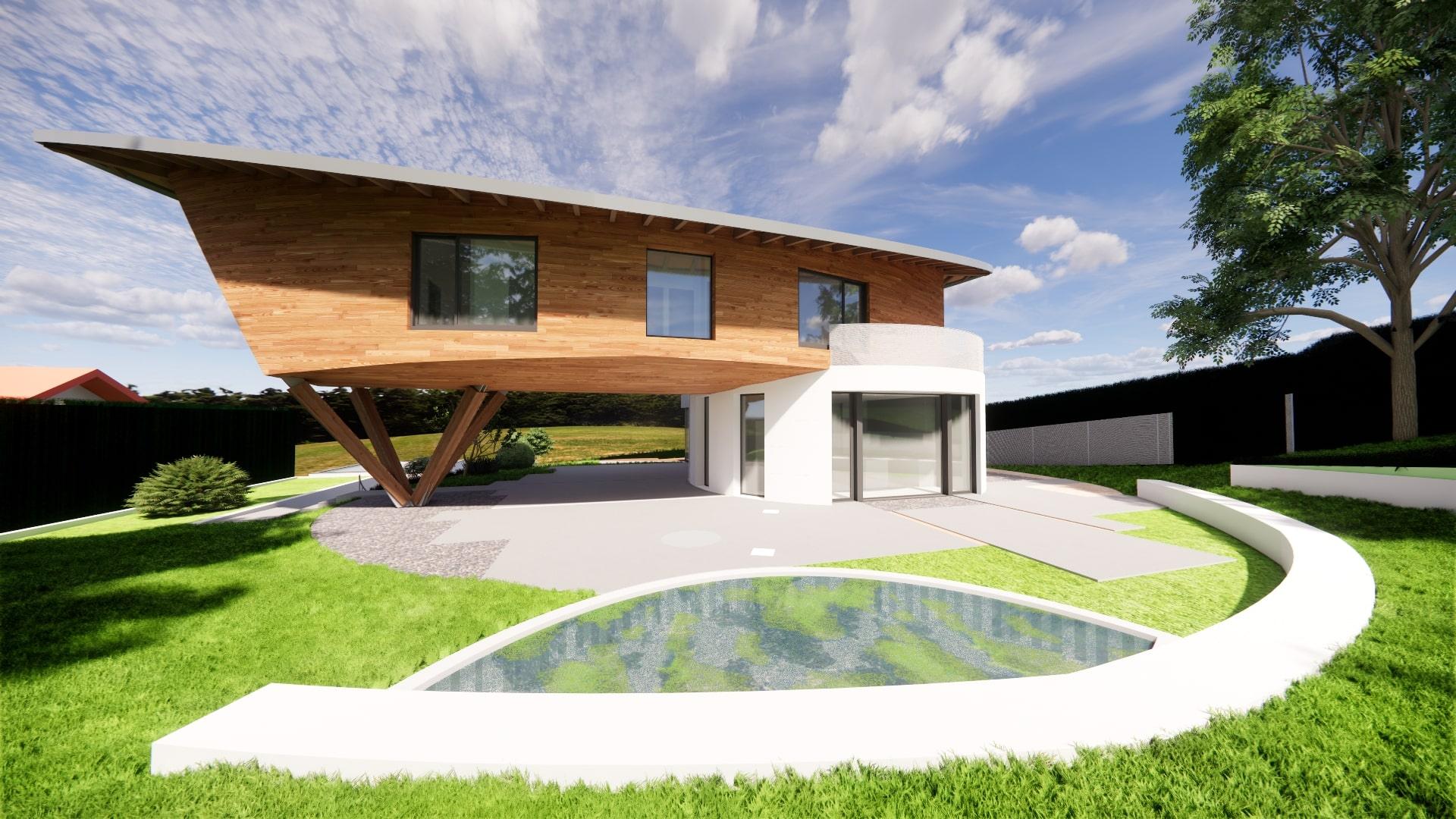 Extension d'une maison à Cranves-Sales -Haute-Savoie