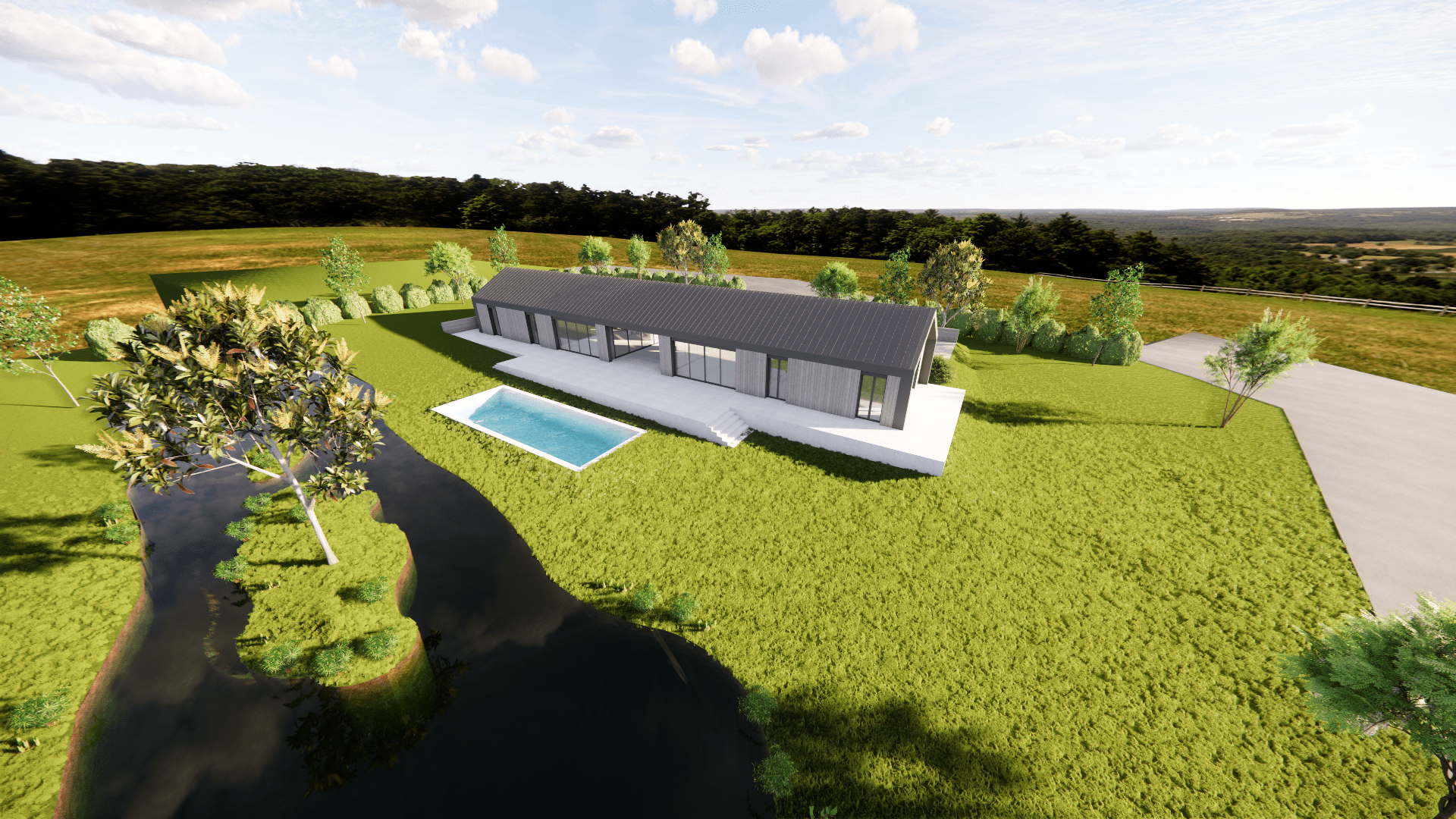 Création complète d’une maison neuve à Bray en Bourgogne