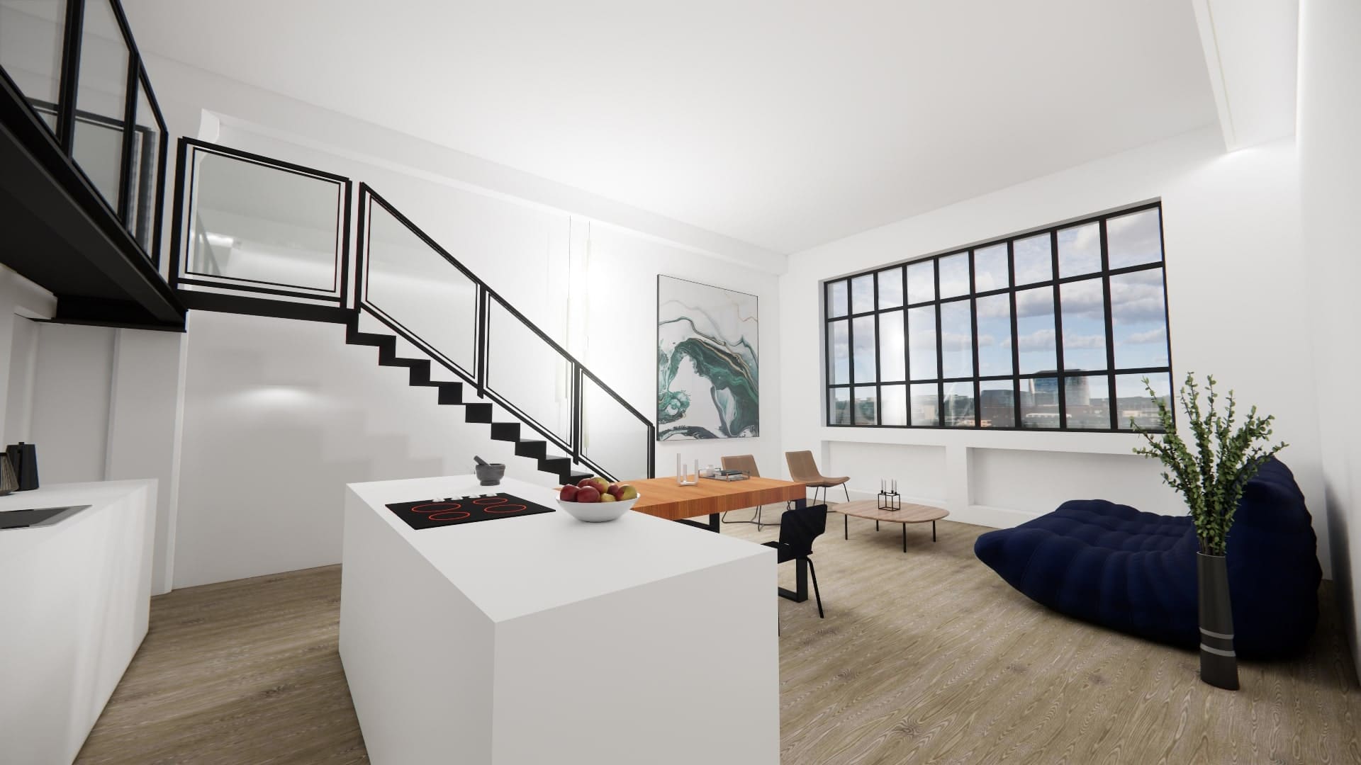 Rénovation d'un appartement de type Loft à Croix-Rousse
