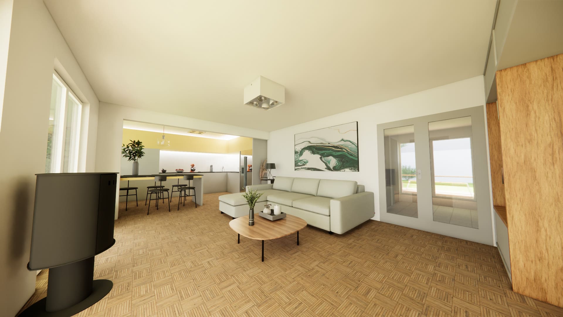 Rénovation d'un appartement et création de meubles sur-mesure