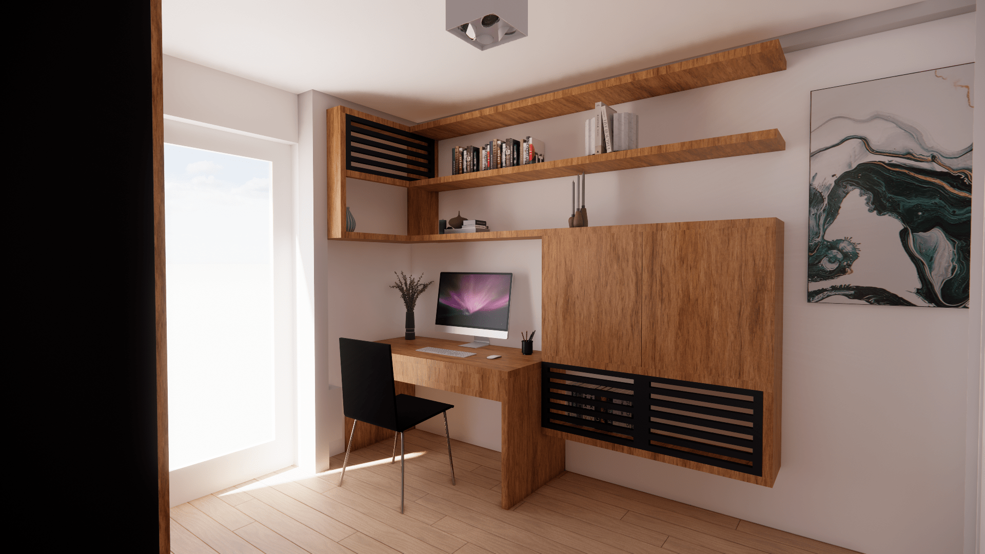 Rénovation d'un appartement et création de meubles sur-mesure