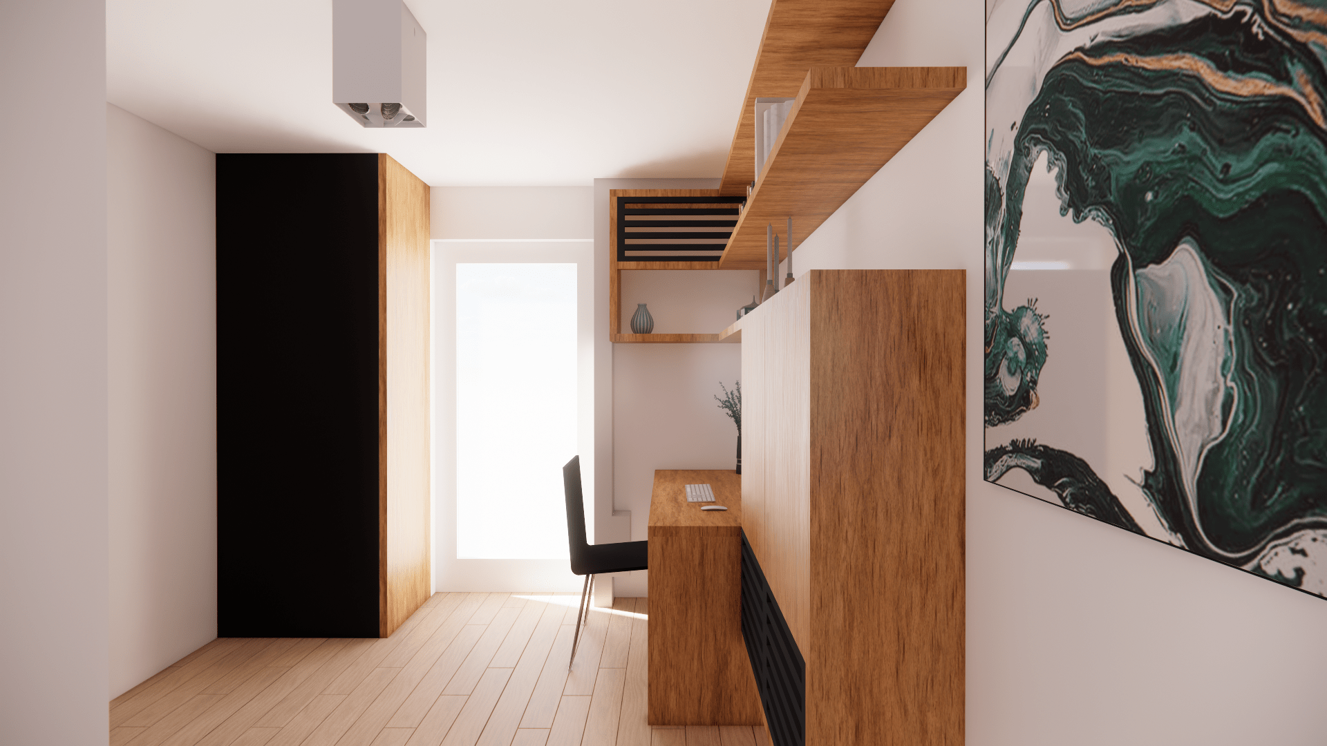 Rénovation d'un appartement et création de meubles sur-mesure